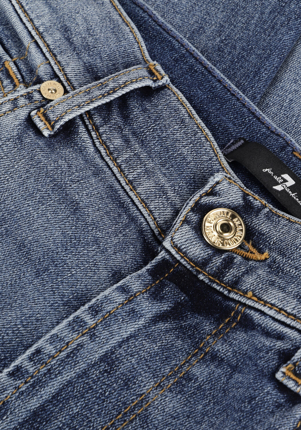 Blauwe 7 FOR ALL MANKIND Straight leg jeans MODERN STRAIGHT - large