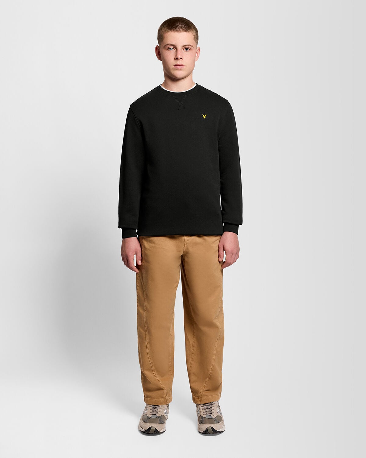 Lyle & Scott Jongens Truien & Vesten Crew Neck Sweatshirt Boys - Zwart, foto 6