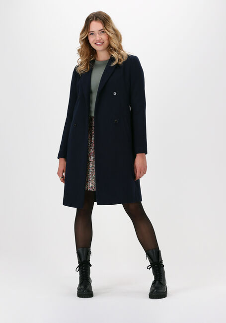 Donkerblauwe MODSTRÖM Mantel ODELIA COAT - large