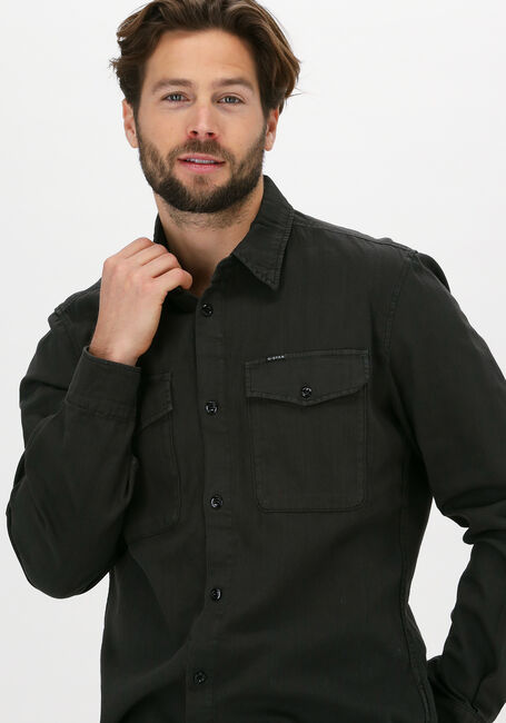 Grijze G-STAR RAW Casual overhemd MARINE SLIM SHIRT L/S - large