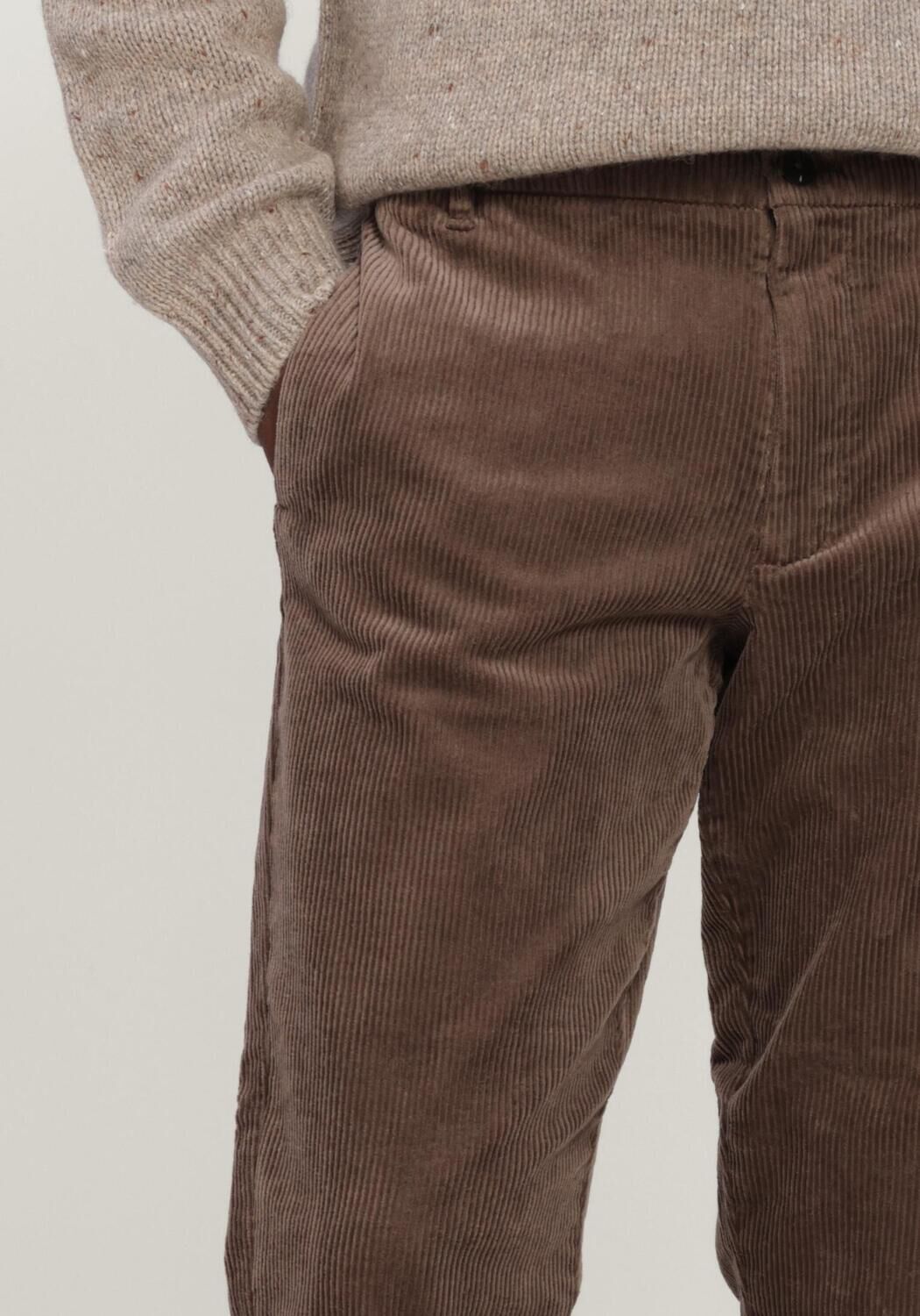 Bruine SELECTED MEN Pantalon SLH190-REG TAPE LEROY KRIS CORD PNT NOOS - large