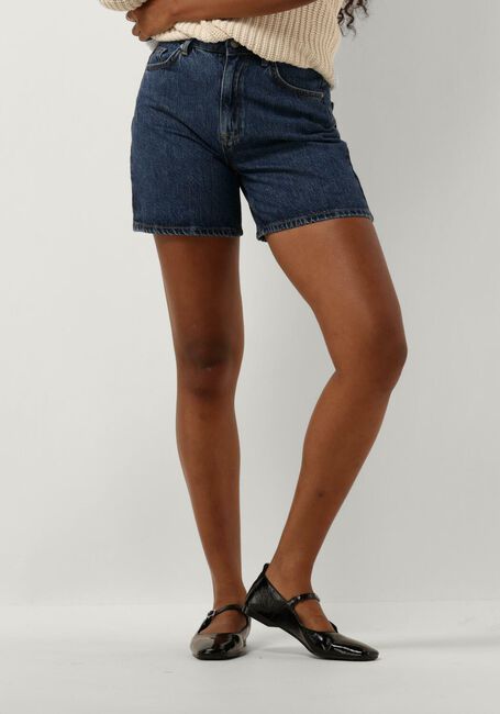 Blauwe SELECTED FEMME Broeken SLFKRISTA HW MID BLUE DENIM - large