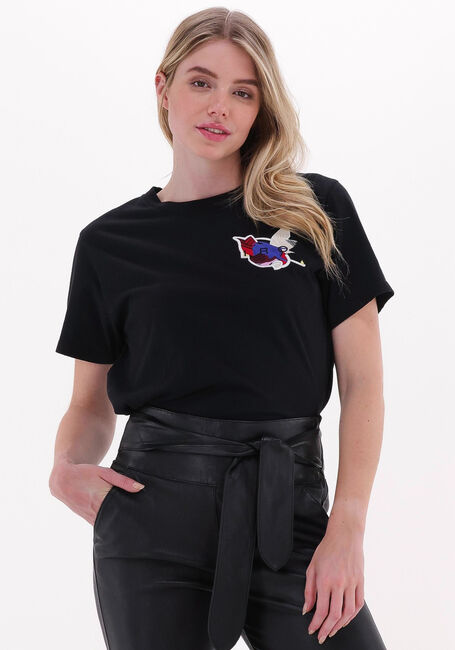 Zwarte IRO T-shirt WOLONI - large