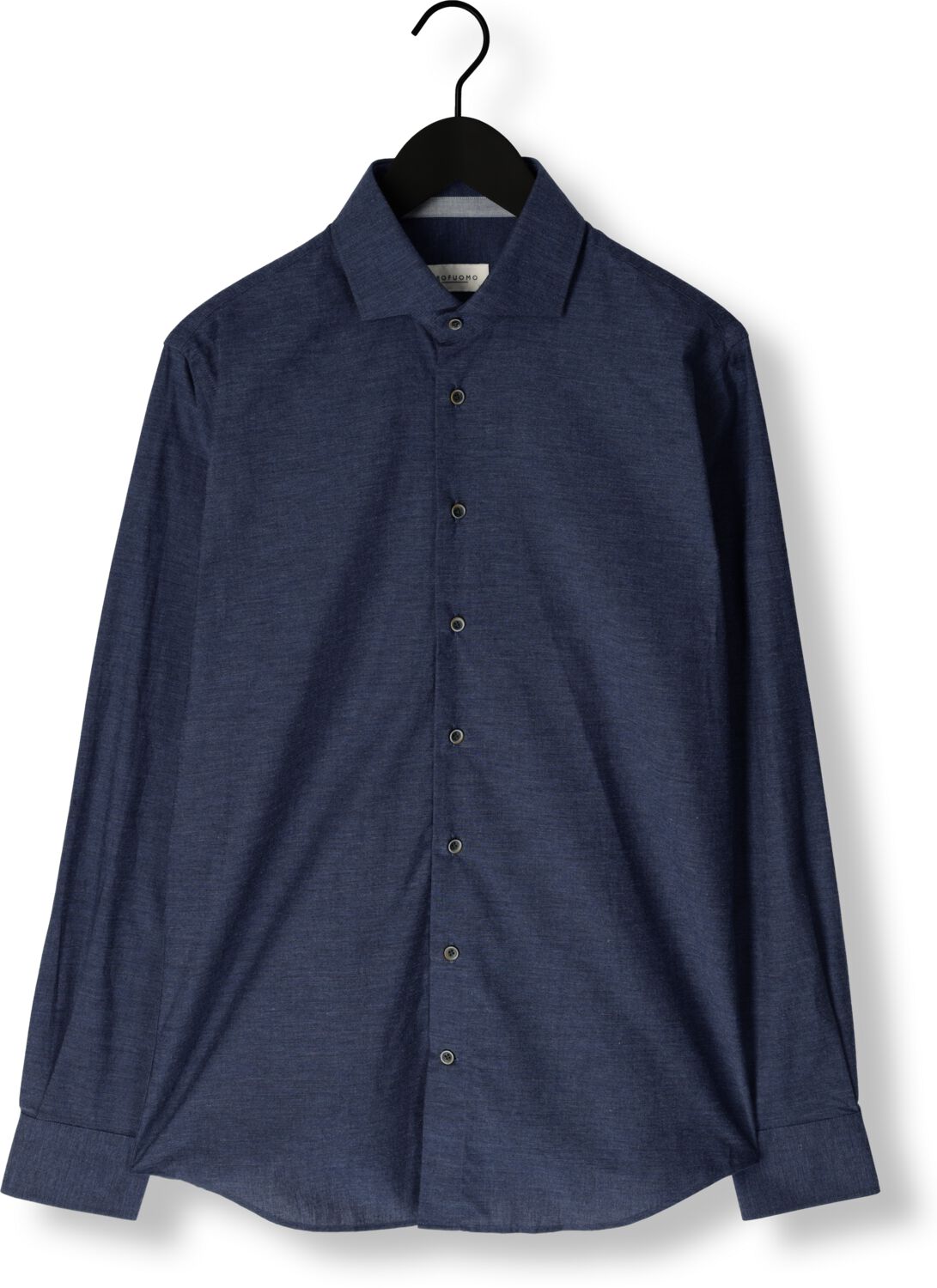 PROFUOMO Heren Overhemden Shirt Cutaway Sc Sf Blauw
