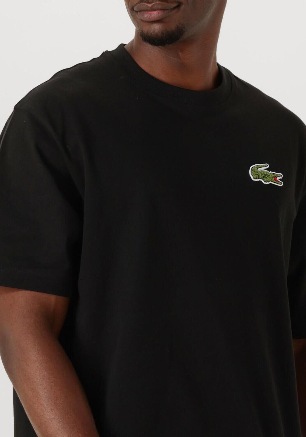 LACOSTE Heren Polo's & T-shirts 1ht1 Mens Tee-shirt 01 Zwart
