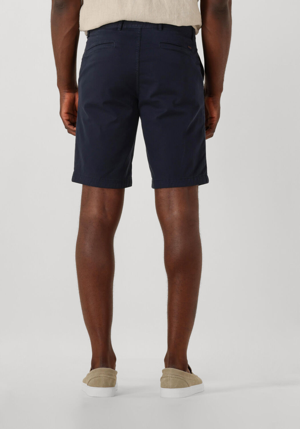 BOSS ORANGE Heren Broeken Chino-slim-short Donkerblauw