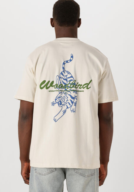 Ecru WOODBIRD T-shirt WBBAIN TIGER TEE - large