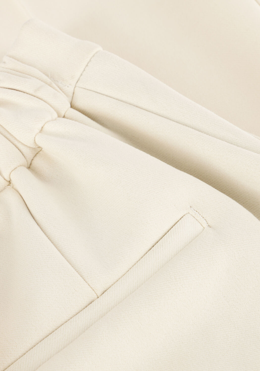 Gebroken wit NUKUS Flared broek JILL PANTS SUEDINE - large