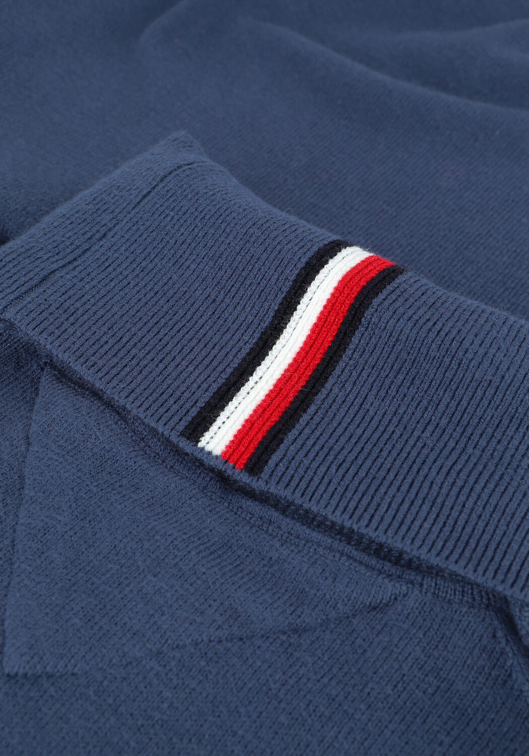Blauwe TOMMY HILFIGER Coltrui PIMA COTTON CASHMERE ROLL NECK - large