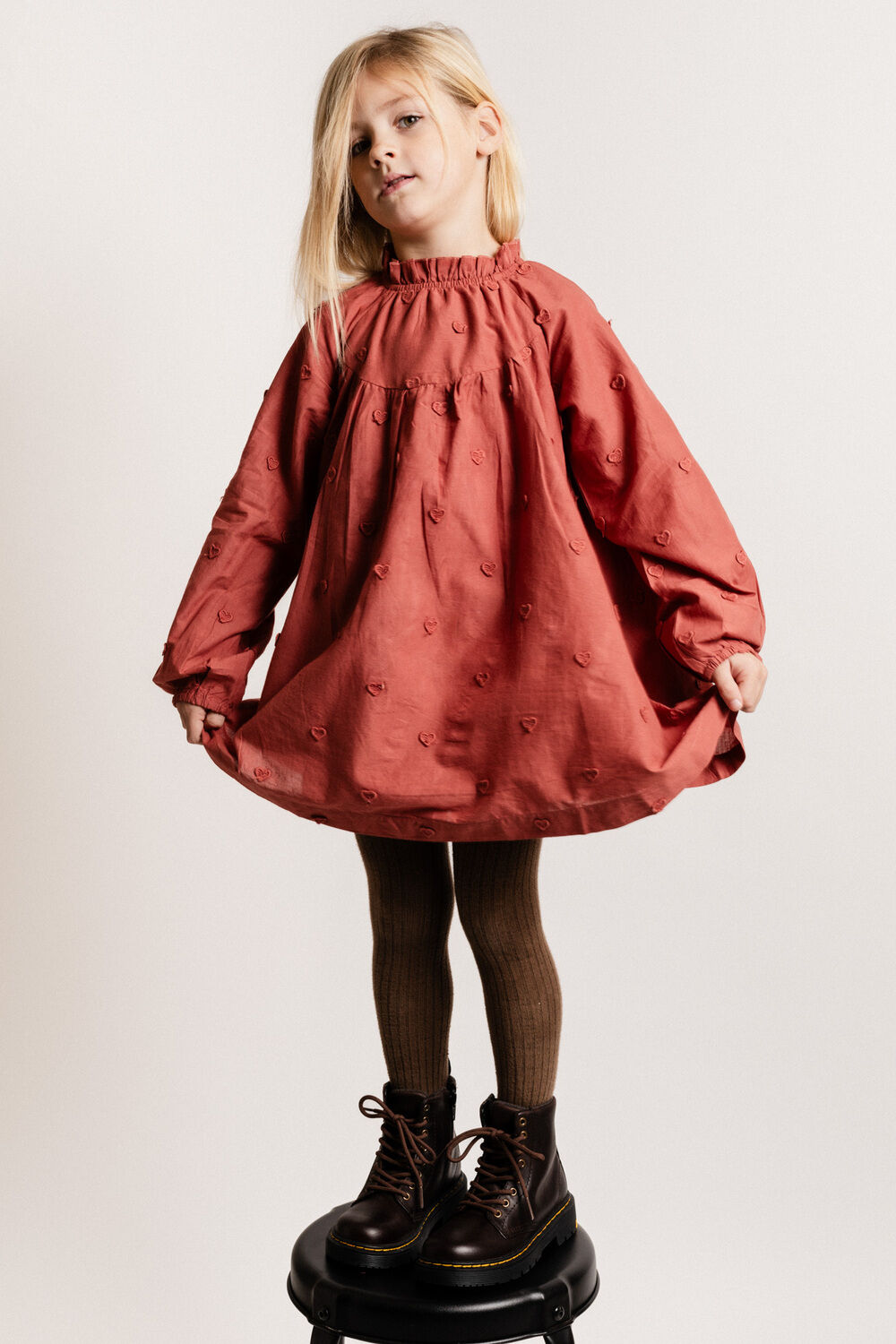 Roze BAJE STUDIO Mini jurk LAYOUX - large