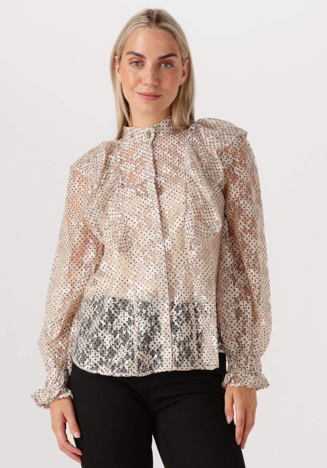 BRUUNS BAZAAR Dames Blouses Bbyonas Shirt Gebroken Wit