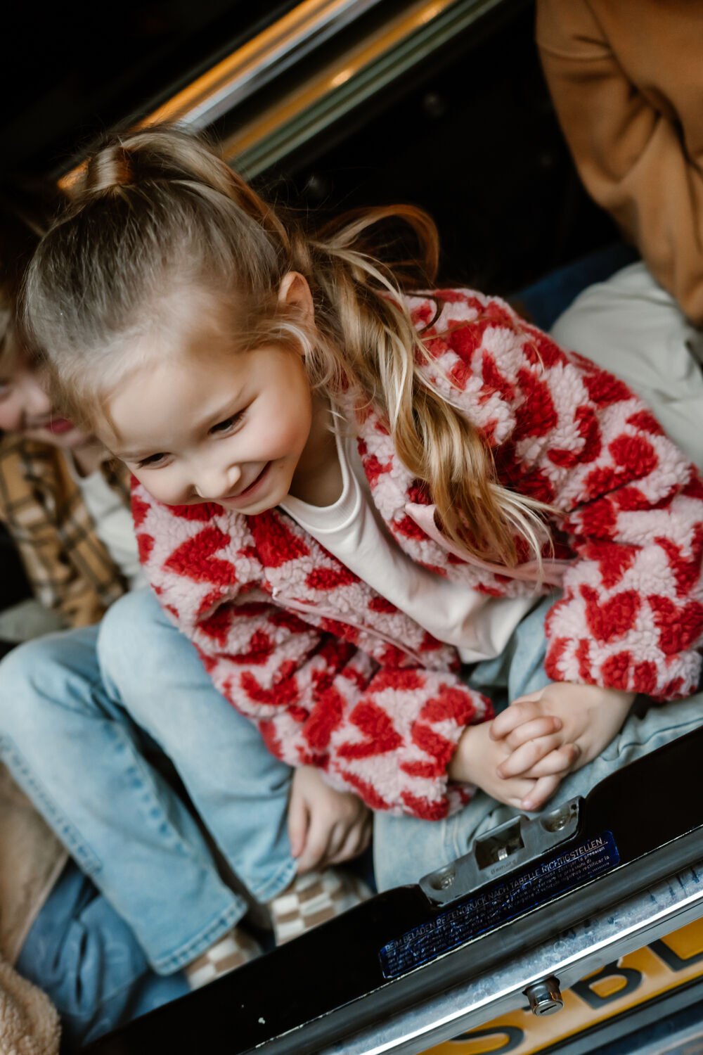 Multi DAILY7 Teddy jas TEDDY JACKET HEART - large