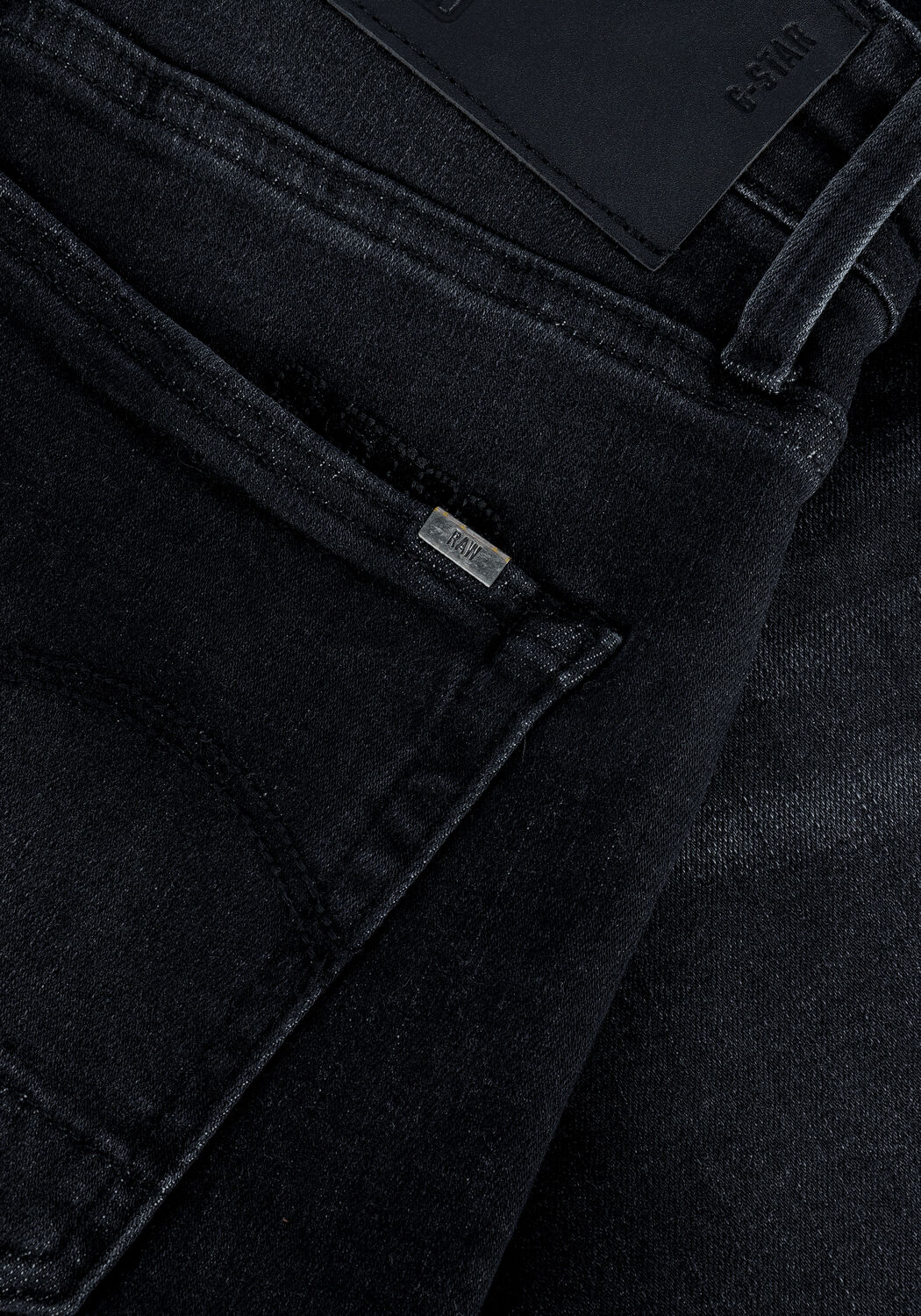 Zwarte G-STAR RAW Shorts 3301 SLIM SHORT - large