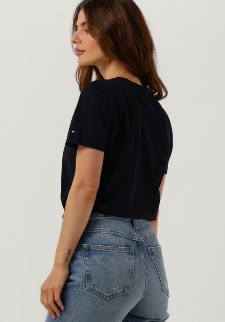 Donkerblauwe TOMMY HILFIGER T-shirt HERITAGE HILFIGER C-NK REG TEE - large
