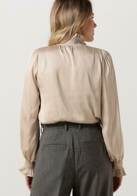 Beige NEO NOIR Blouses BRIELLE SATIN BLOUSE - large