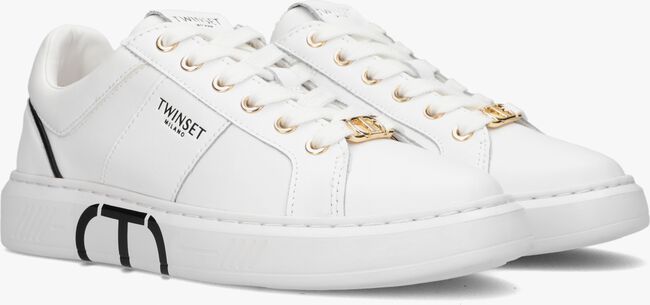 Witte TWINSET MILANO Lage sneakers 231TCP070 - large