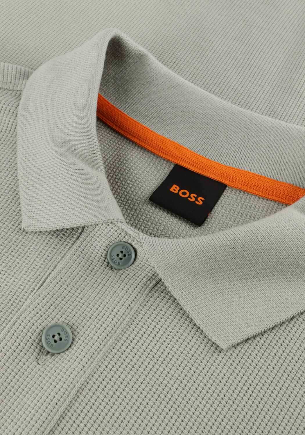 Groene BOSS ORANGE Polo PETEMPESTO LONG - large