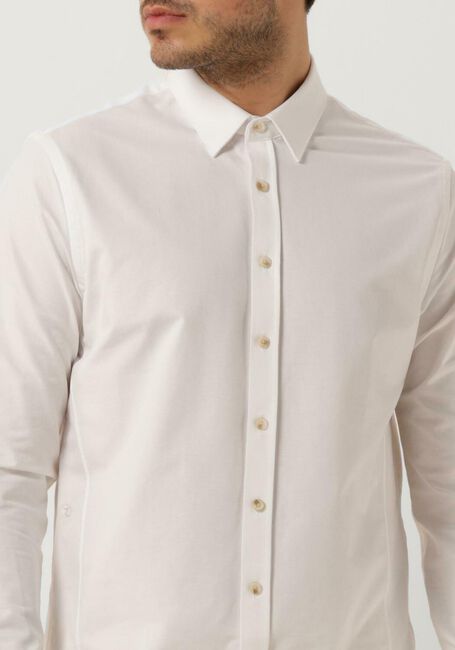 Lichtgrijze CAST IRON Casual overhemd LONG SLEEVE SHIRT TWILL JERSEY 2 TONE - large