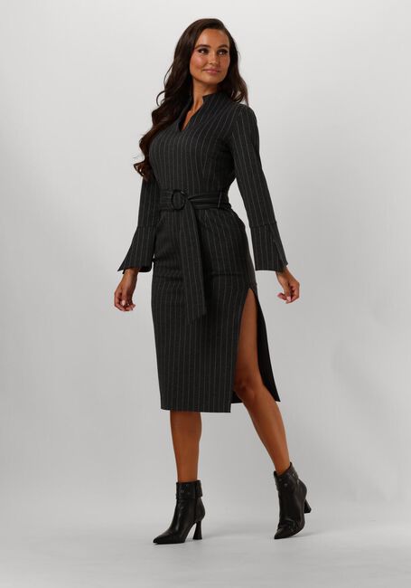 Grijze ANA ALCAZAR Midi jurk TIGHT DRESS - large