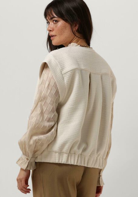 Beige MINUS Gilet AVANA BOUCLE VEST - large
