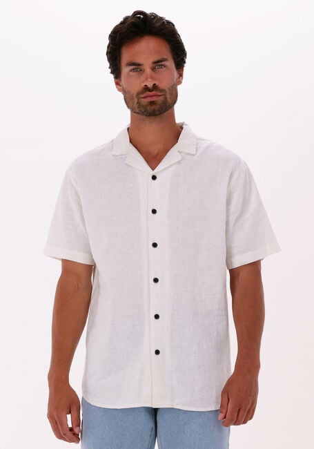 Gebroken wit ANERKJENDT Casual overhemd AKLEO LINEN SHIRT - large