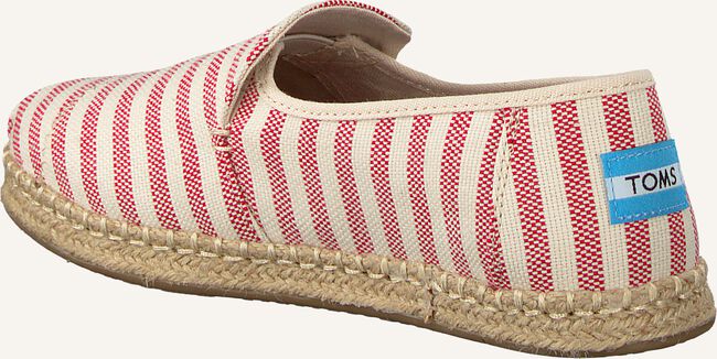 Rode TOMS Espadrilles DECONSTRUCTED ALPARGATA W Rode TOMS Espadrilles DECONSTRUCTED ALPARGATA W - large