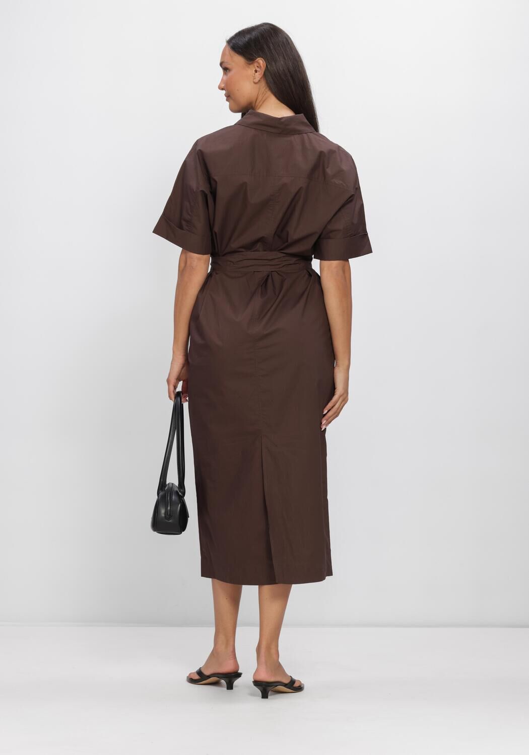 Bruine INWEAR Jurken ELLINIW COLLAR DRESS - large