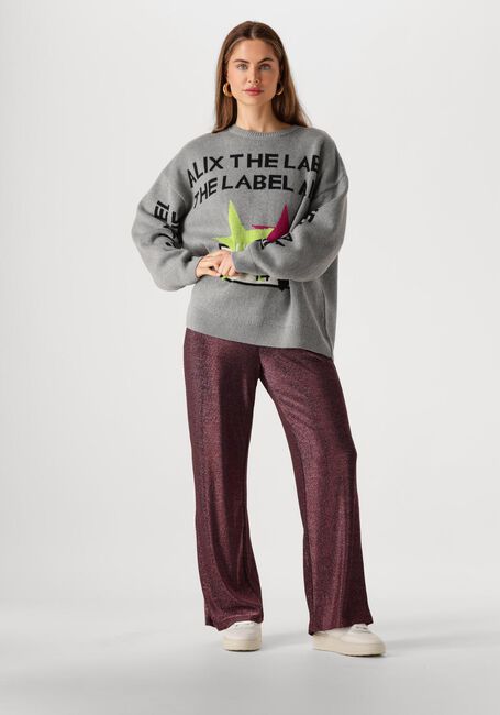 Grijze ALIX THE LABEL Trui LADIES KNITTED ALIX THE LABEL PULLOVER - large
