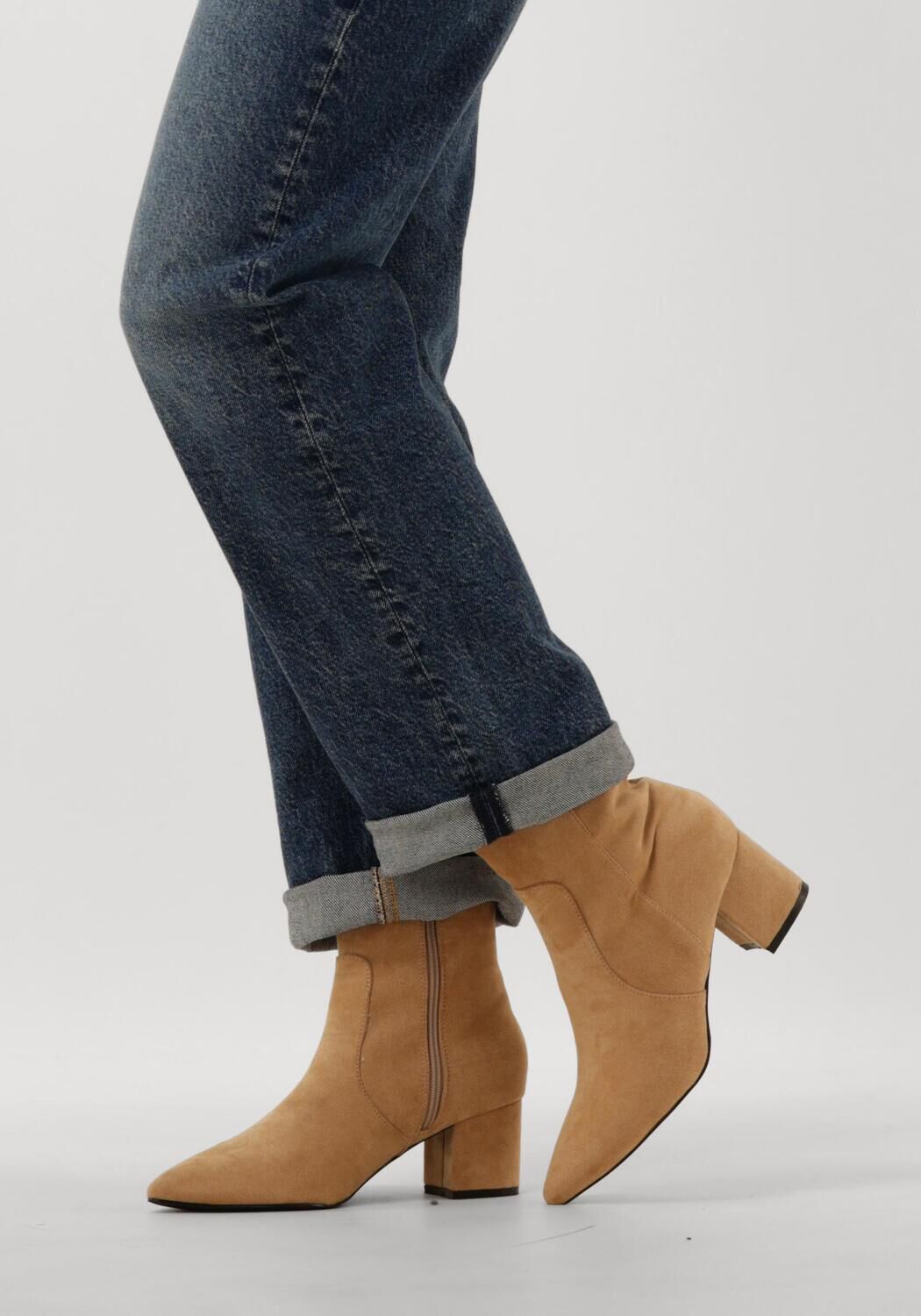 Beige OMODA Enkellaarsjes 0591-2 - large