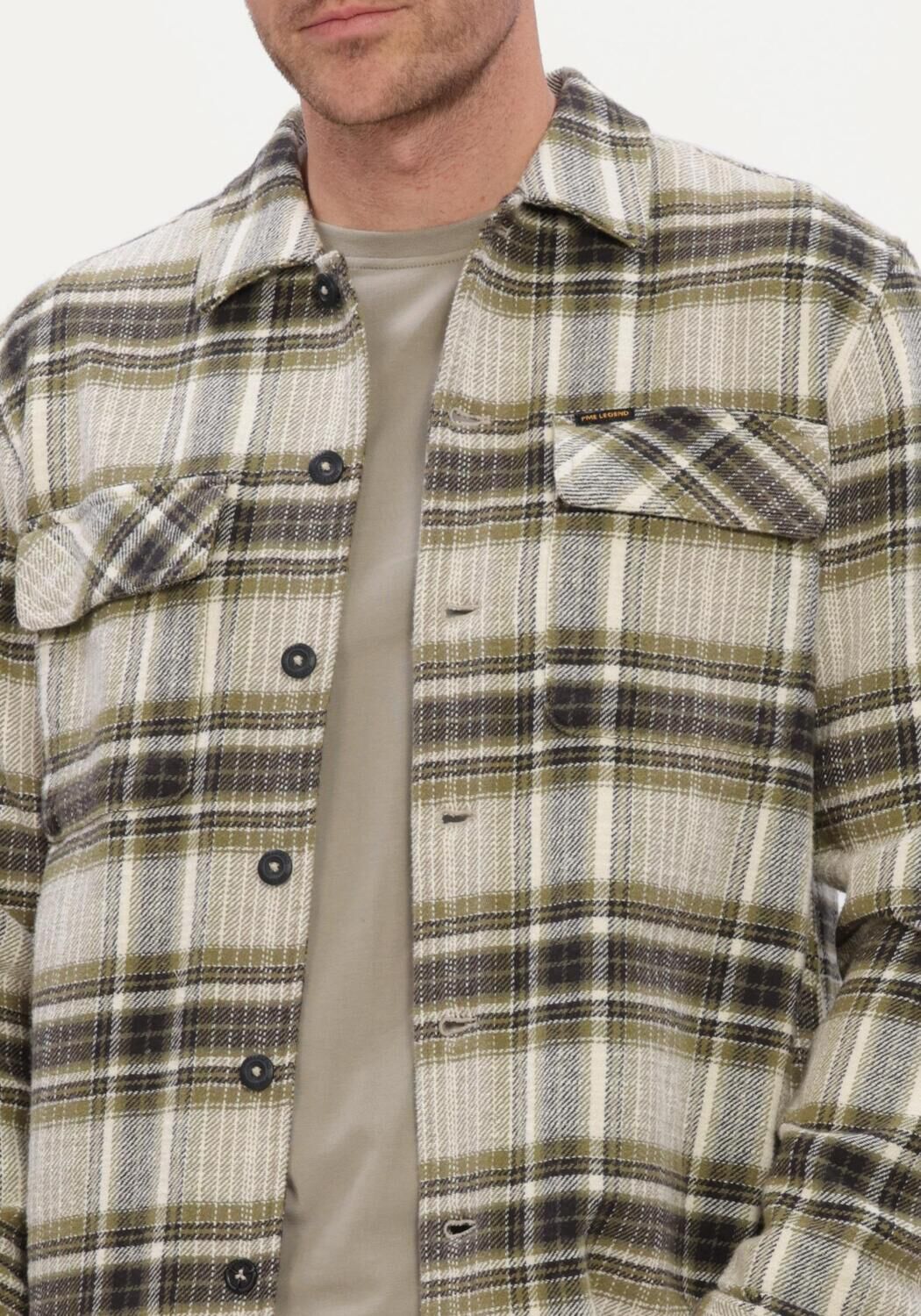 Multi PME LEGEND Casual overhemd LONG SLEEVE SHIRT BRUSHED YD SOFT CHECK - large