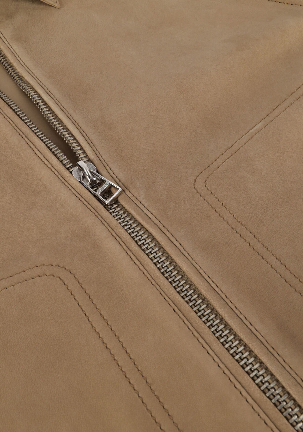 Zand GOOSECRAFT Leren jas GC ROD JACKET - large