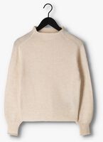Gebroken wit SELECTED FEMME Trui MALLY LS KNIT T-NECK CAMP B