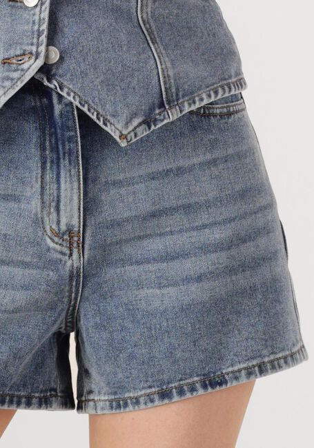 Blauwe ROUGE EDIT Shorts ROUJOLIE HW WF DENIM SHORTS - large