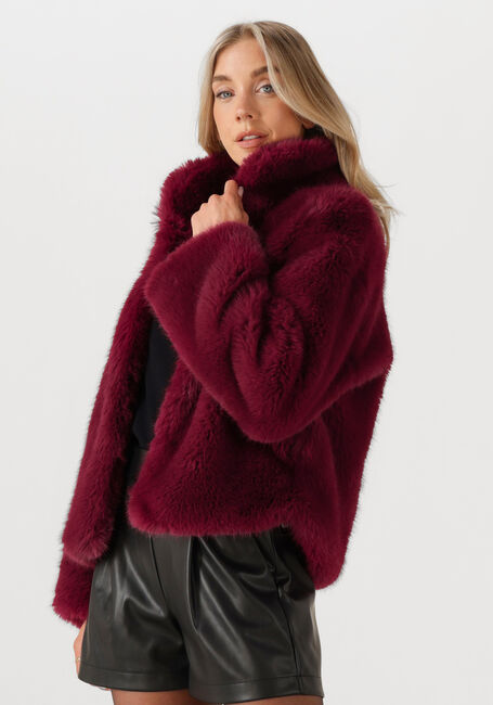 Bordeaux SILVIAN HEACH Faux fur jas FUR COAT ARILLAGA - large