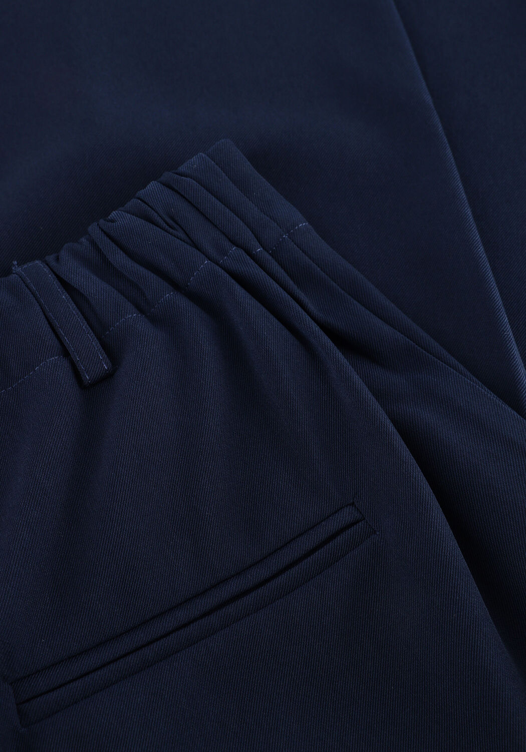 Donkerblauwe YDENCE Wijde broek PANTS SOLANGE TALL - large