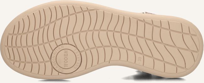 Beige WODEN Platte sandalen LINE GLITTER Beige WODEN Platte sandalen LINE GLITTER - large