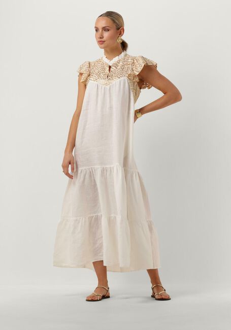 Witte GREEK ARCHAIC KORI Maxi jurk 230089 - large