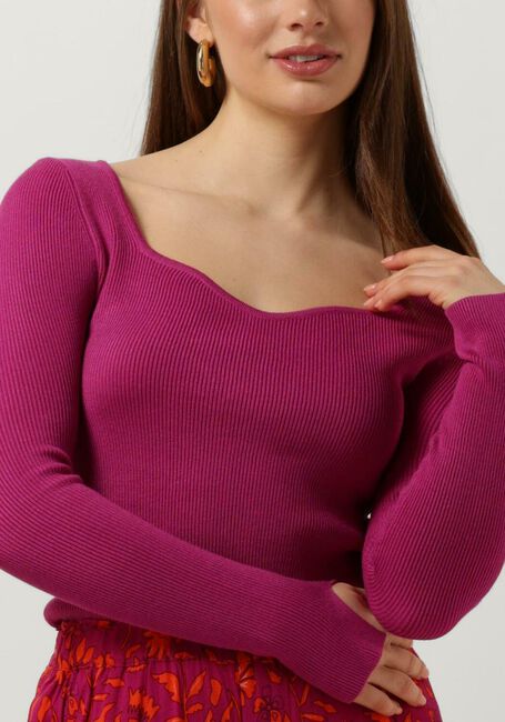 Roze YDENCE Tops & T-shirts KNITTED TOP CHIARA - large