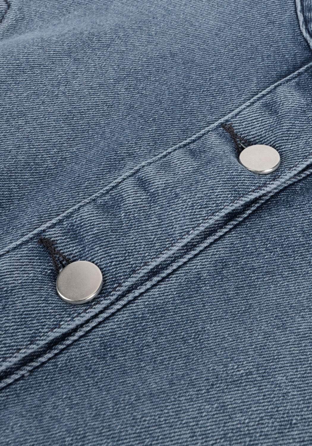 Blauwe FREEBIRD Mini jurk DENIM-H-TWILL-COT-23-1 - large