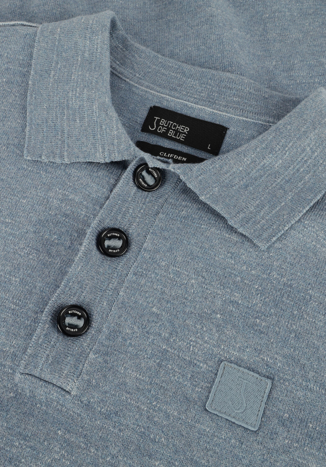 Blauwe BUTCHER OF BLUE Polo LT CLIFDEN POLO - large