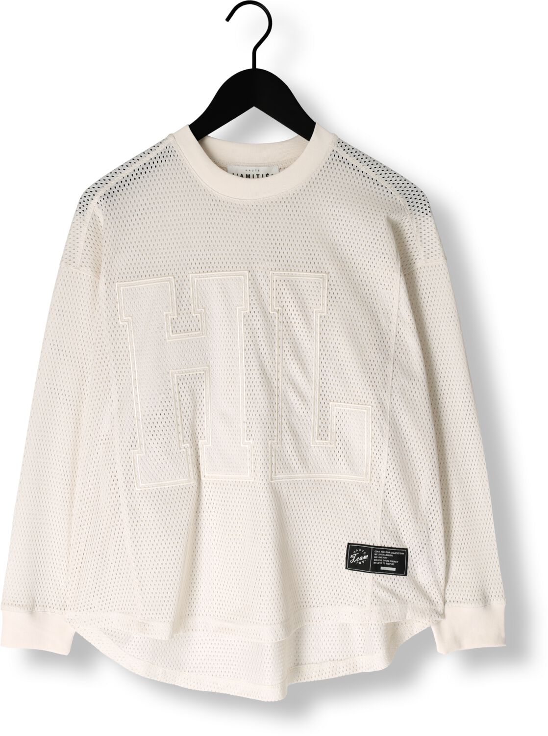 HAUTE L'AMITIÉ Dames Tops & T-shirts Drift Ls Sports Blouse Gebroken Wit