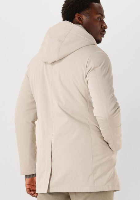 Beige PROFUOMO Parka's RAINCOAT LONG MAGNET - large