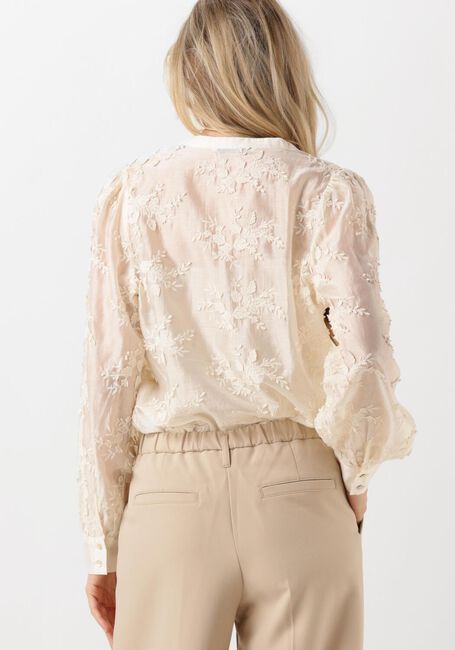 Witte SUMMUM Blouses BLOUSE FLOWER LACE - large