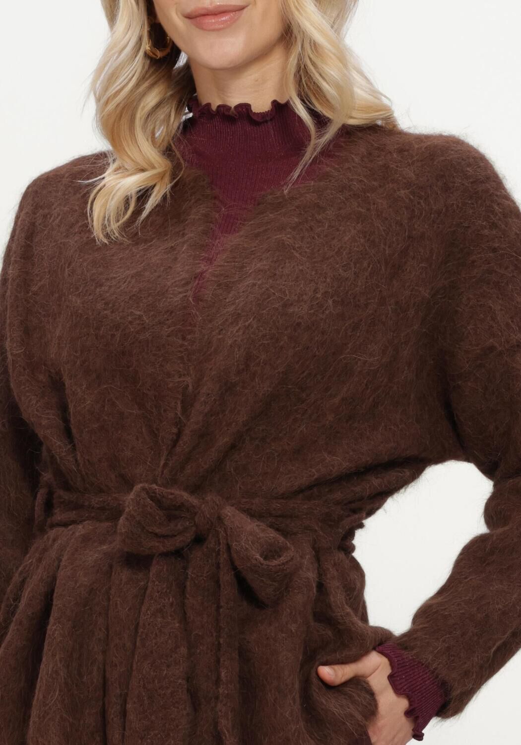 Bruine INWEAR Vest PELLOIW CARDIGAN - large