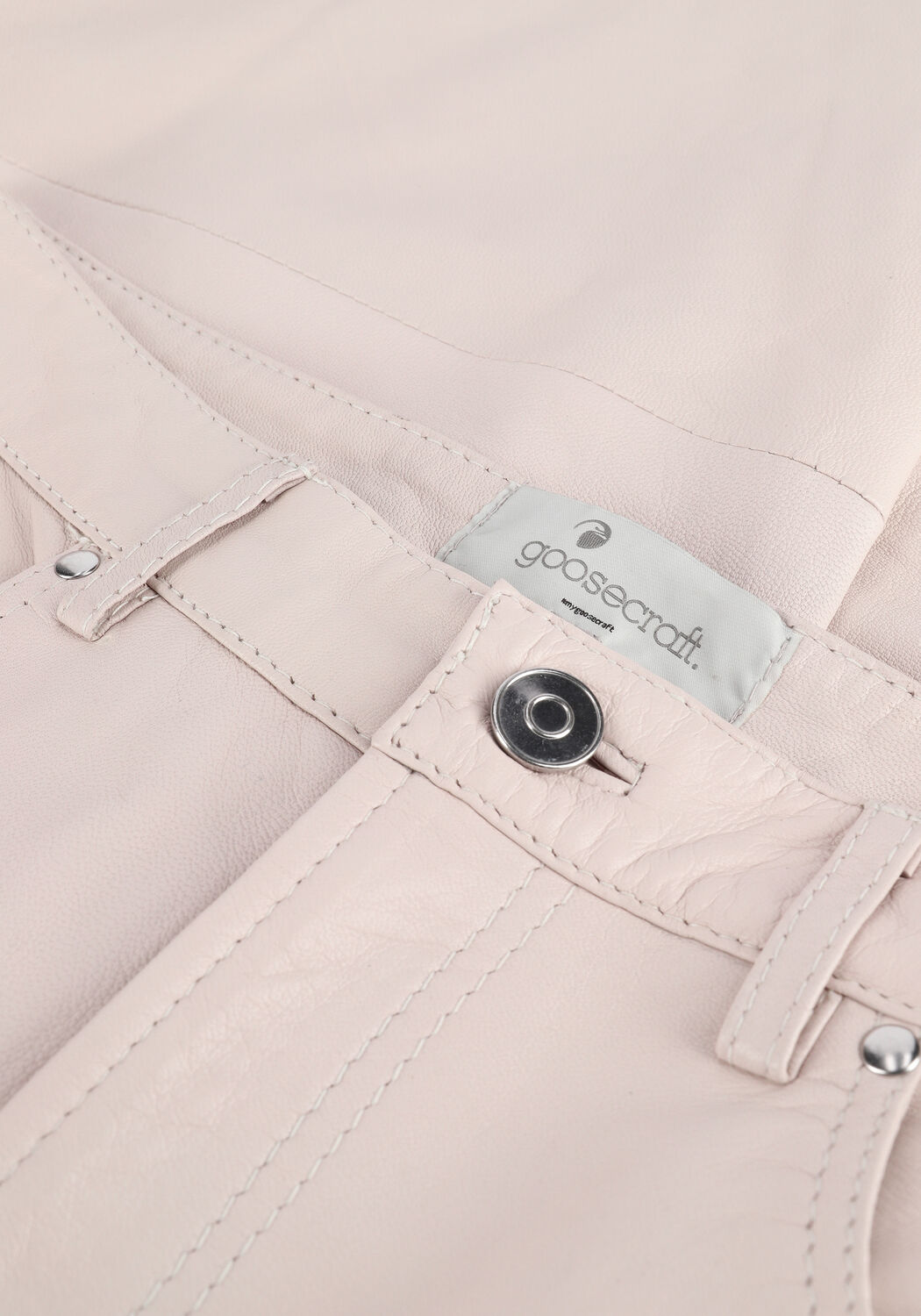 Witte GOOSECRAFT Wijde broek CLEO PANT - large