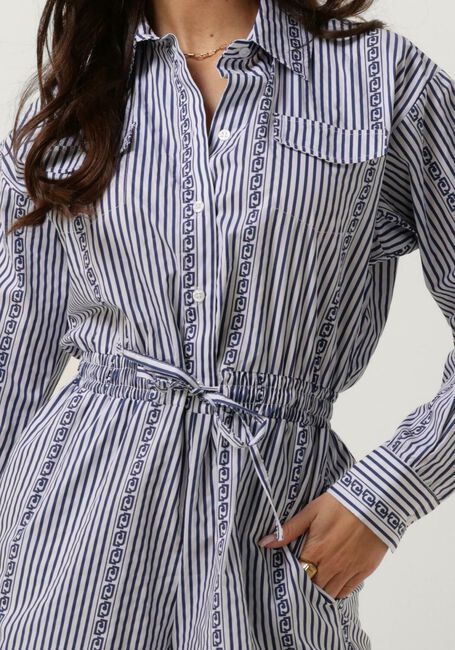 Blauwe LIU JO Playsuits POPELINE STAMPA TP DRESS - large