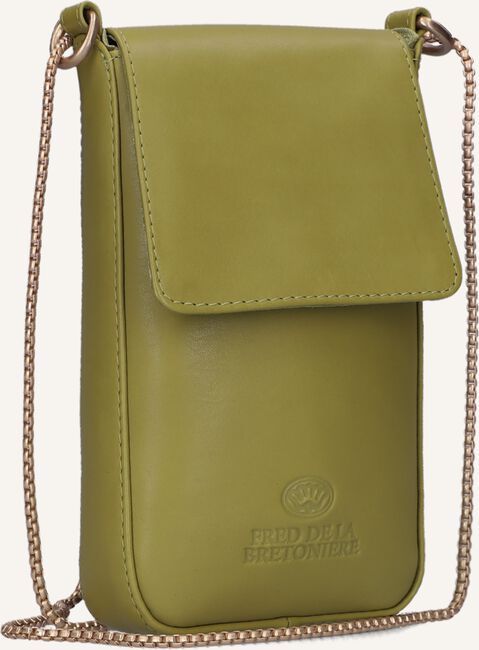 Groene FRED DE LA BRETONIERE Schoudertas 0438 PHONE PURSE S Groene FRED DE LA BRETONIERE Schoudertas 0438 PHONE PURSE S - large