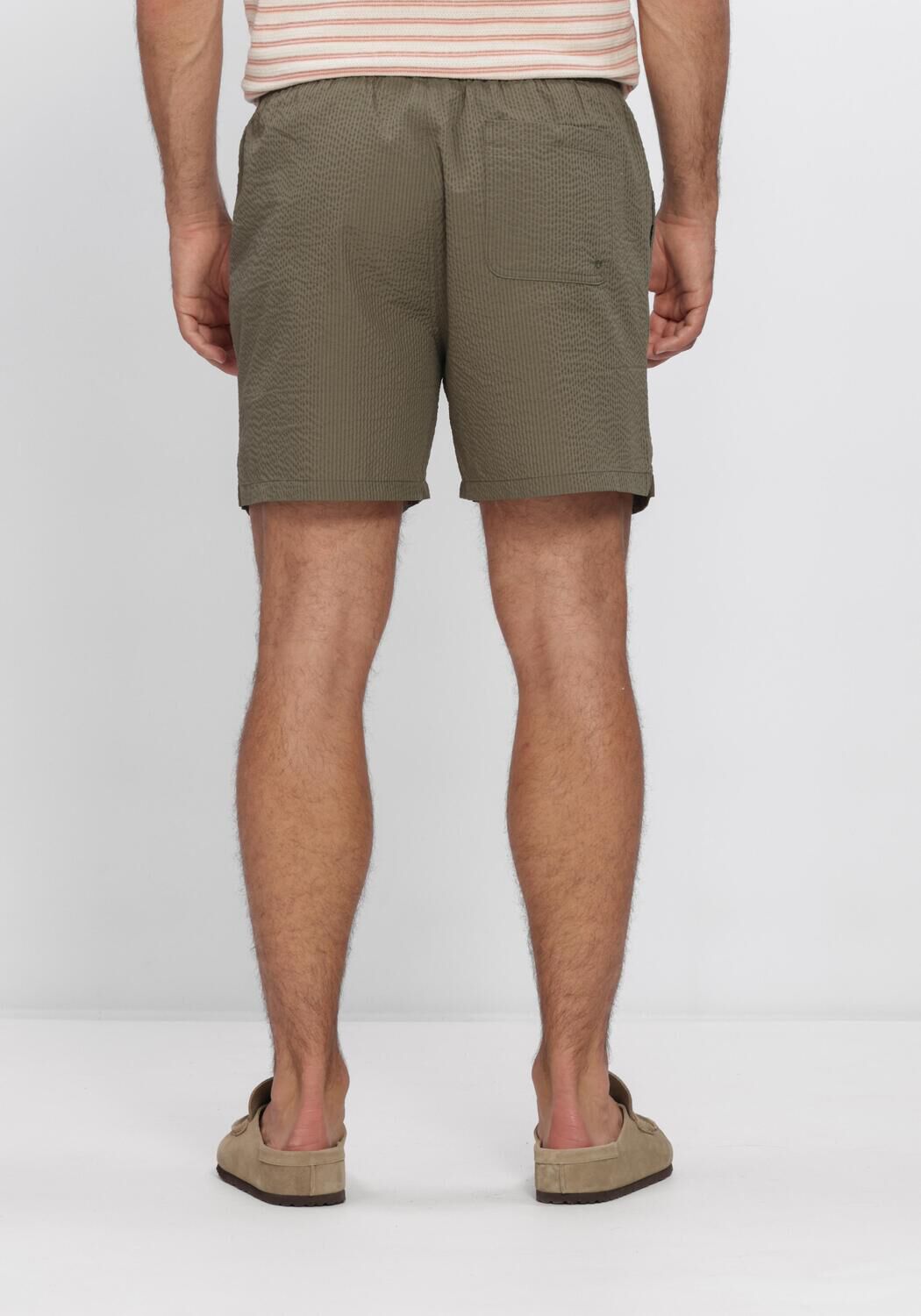 Groene SELECTED MEN Zwembroeken SLHCOOPER-SEERSUCKER  SWIMSHORTS - large