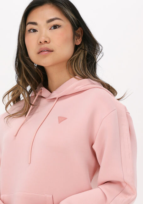 Lichtroze GUESS Trui BRENDA HOOD - large