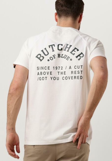 Ecru BUTCHER OF BLUE T-shirt ARMY LOCK STAMP TEE - large